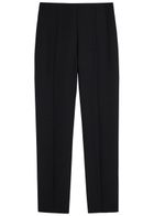 Roland Mouret Pintuck Crepe Trousers Black