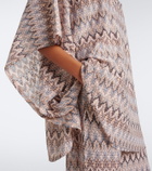 Melissa Odabash Josie chevron knitted kaftan
