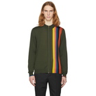 Paul Smith Green Merino Zip Sweater