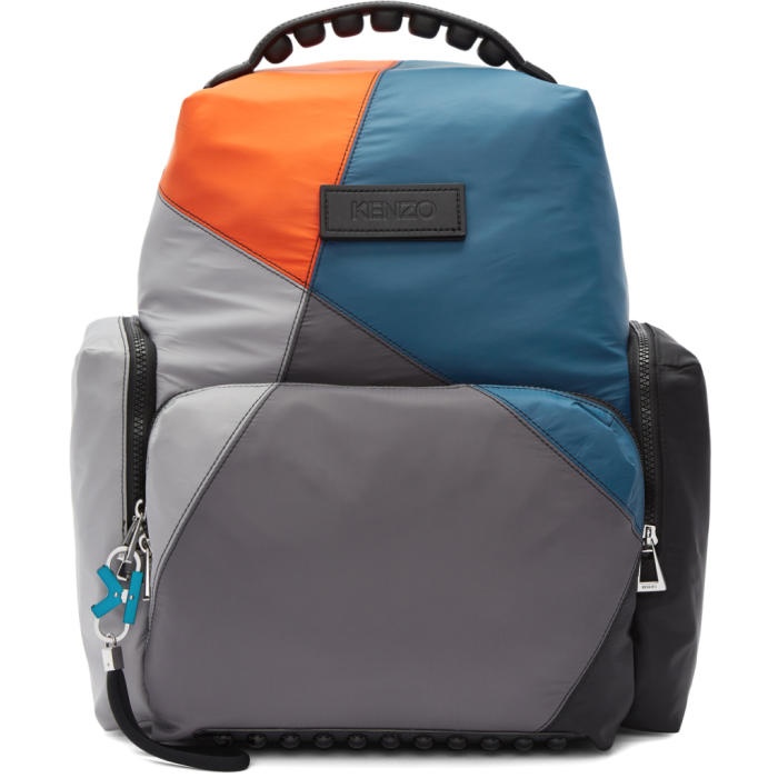 Photo: Kenzo Multicolor Nylon Tarmac Backpack 
