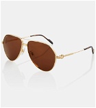 Cartier Eyewear Collection - Première de Cartier aviator sunglasses