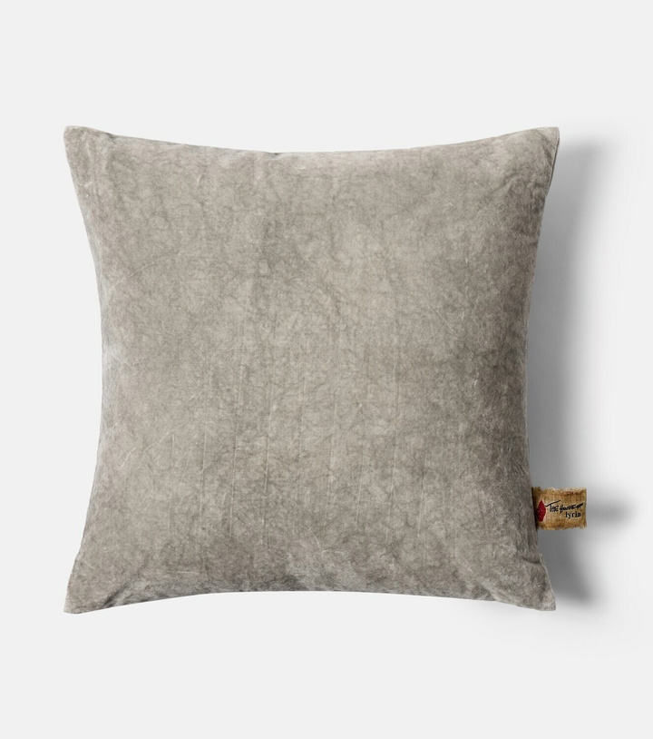 Photo: The House of Lyria Clusia cotton and linen velvet cushion