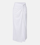 ViX Paula Hermanny Karen draped midi skirt