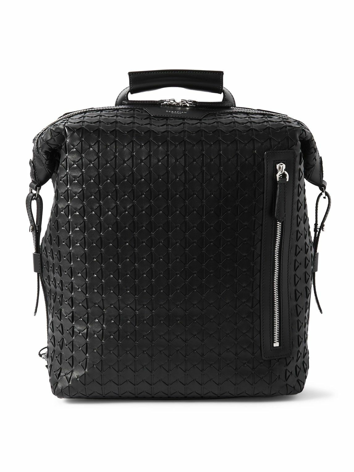 Serapian - Mosaico Textured-Leather Backpack