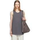 Fear of God ESSENTIALS Gray Ribbed Essential Tank Top