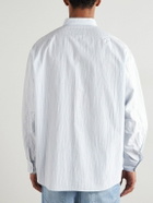 WTAPS - Striped Cotton Shirt - Blue