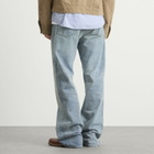 Rhude Men's Relaxed Traxedo Denim Jeans in Isla Indigo