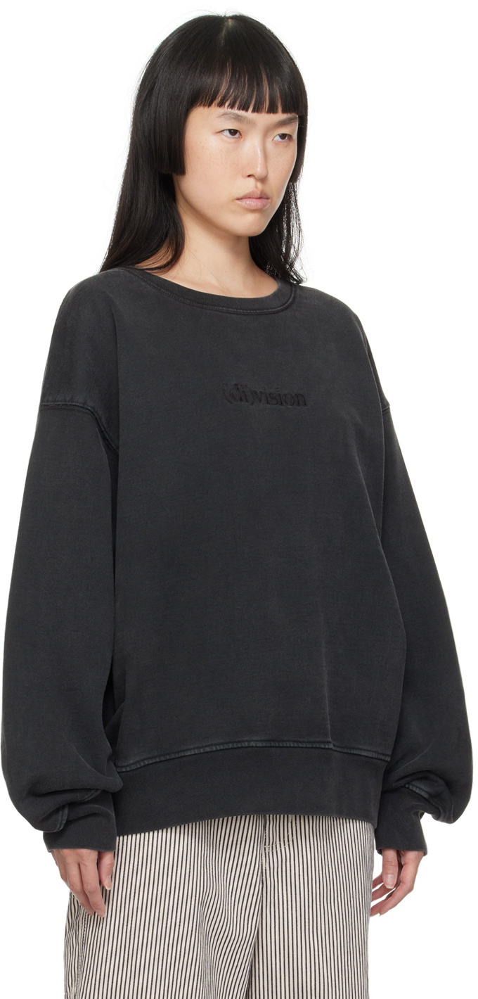 (di)vision Black Crewneck Sweatshirt