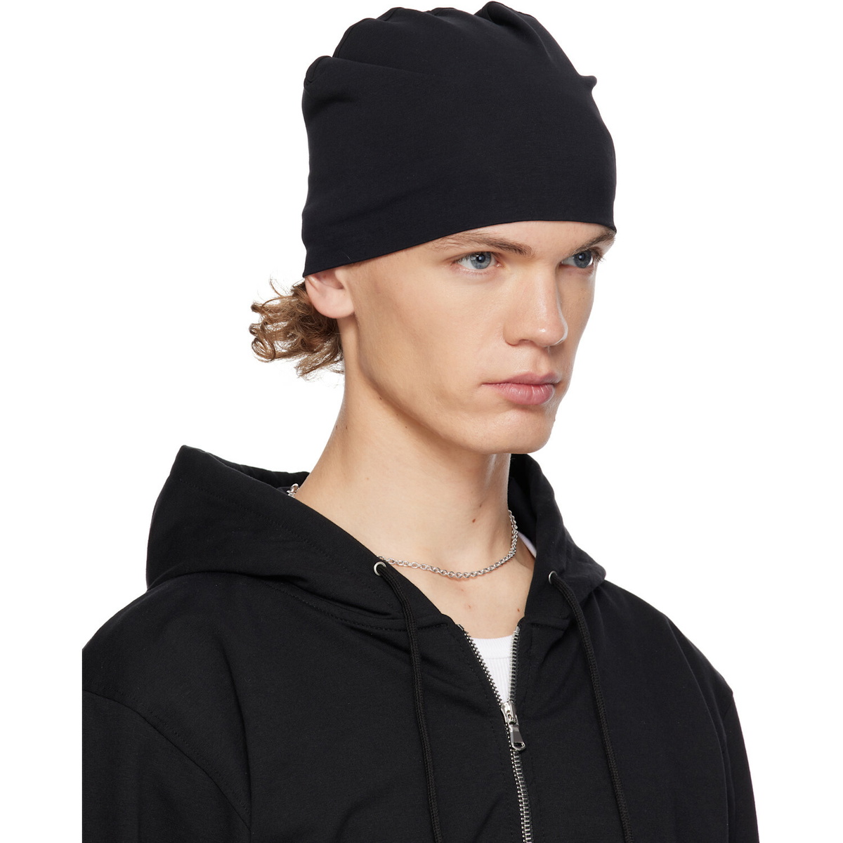 SECONDA Black Turbo Beanie