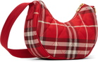 Burberry Red Horseshoe Crossbody Bag​