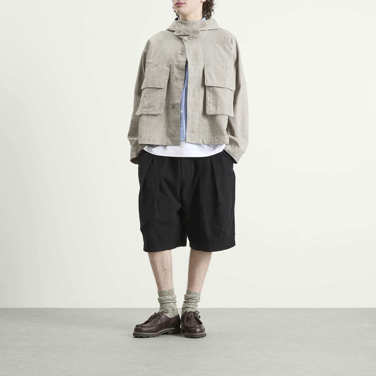 Gander Men's Peveril Jacket in Beige Check