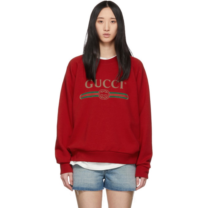 Photo: Gucci Red Sequin Sine Amore Nihil Sweater