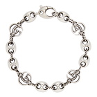 Gucci Silver Double G Marmont Bracelet