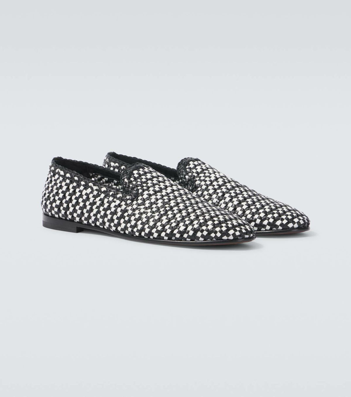 Dolce&Gabbana Formale woven leather loafers