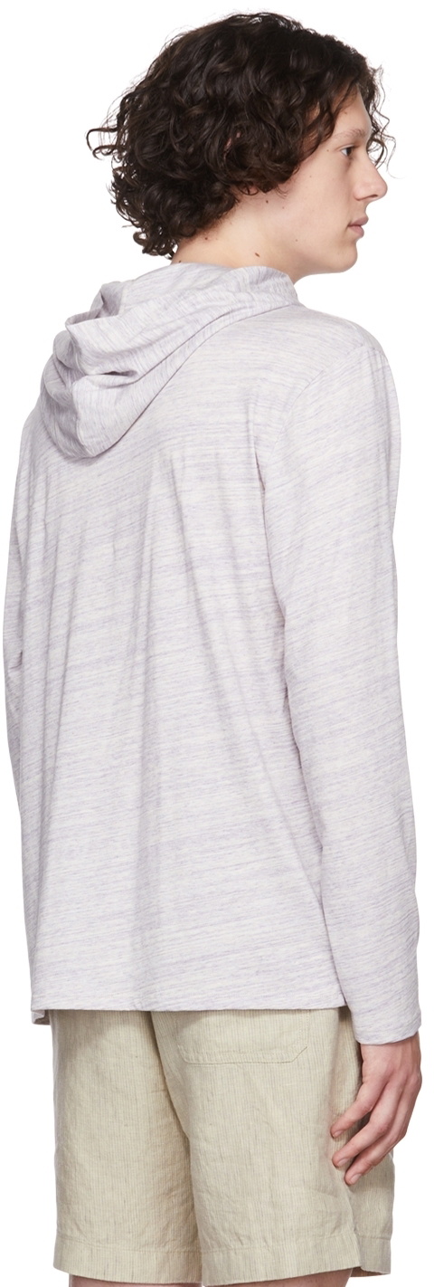 Vince Purple Cotton Hoodie