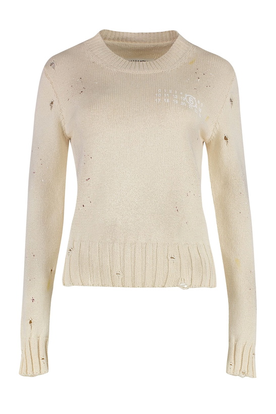 Photo: MM6 Maison Margiela Cotton Crew-neck Sweater
