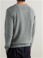 Allude - Ribbed Cashmere-Blend Sweater - Gray