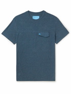 Klättermusen - Aurvandil Logo-Embroidered Lyocell and Hemp-Blend T-Shirt - Blue