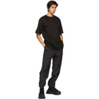 Juun.J Black Taffeta Outdoor Cargo Pants