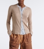 Acne Studios Layered silk and wool cardigan