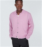 Our Legacy Evening Polo wool-blend cardigan