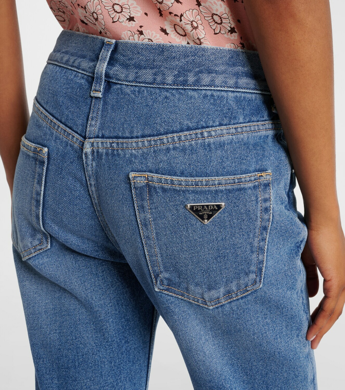 Prada Low-rise straight jeans