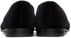 Lanvin Black Velvet Tailor Loafers