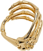 Raf Simons Gold Skeleton Bracelet