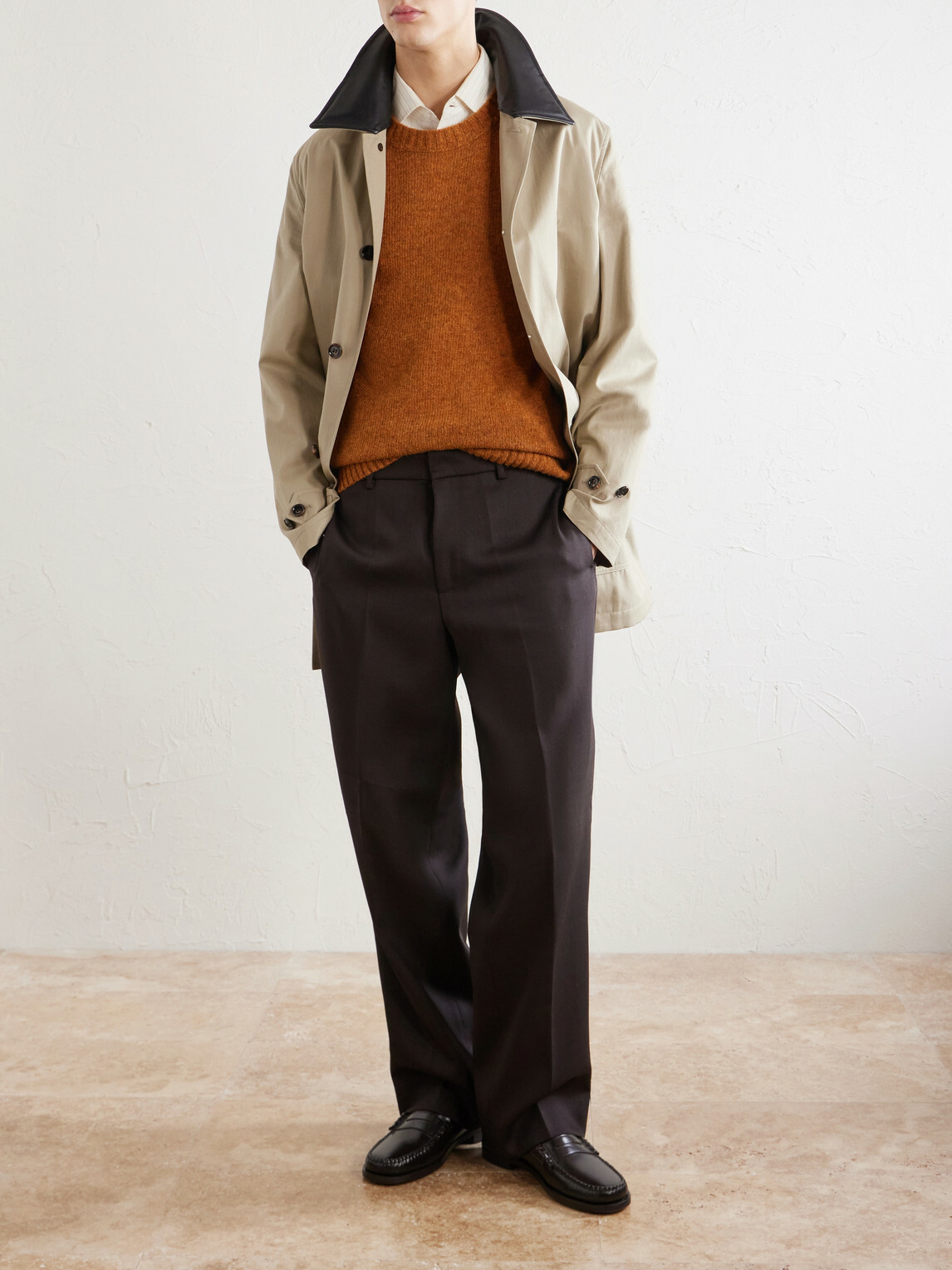 Caruso - Wool Sweater - Orange