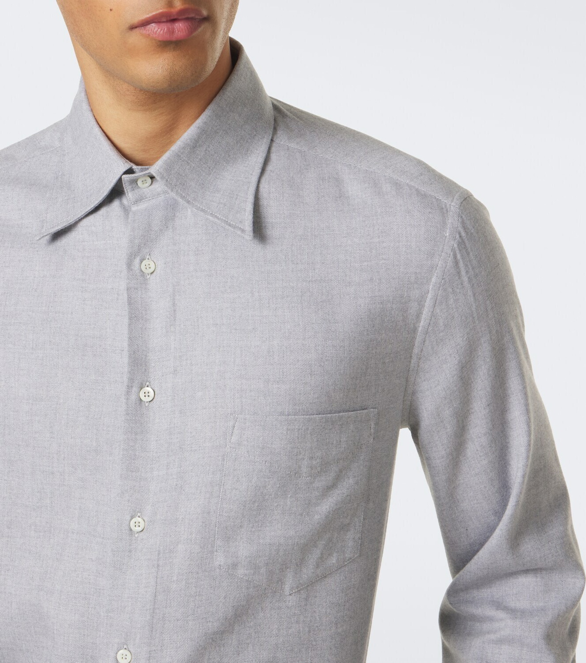 Brunello Cucinelli Cotton-blend shirt