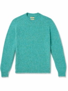 De Bonne Facture - Brushed-Wool Sweater - Green