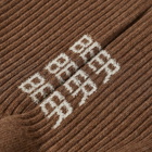 Rostersox Beer Socks in Brown