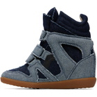 Isabel Marant Blue Bekett Sneakers