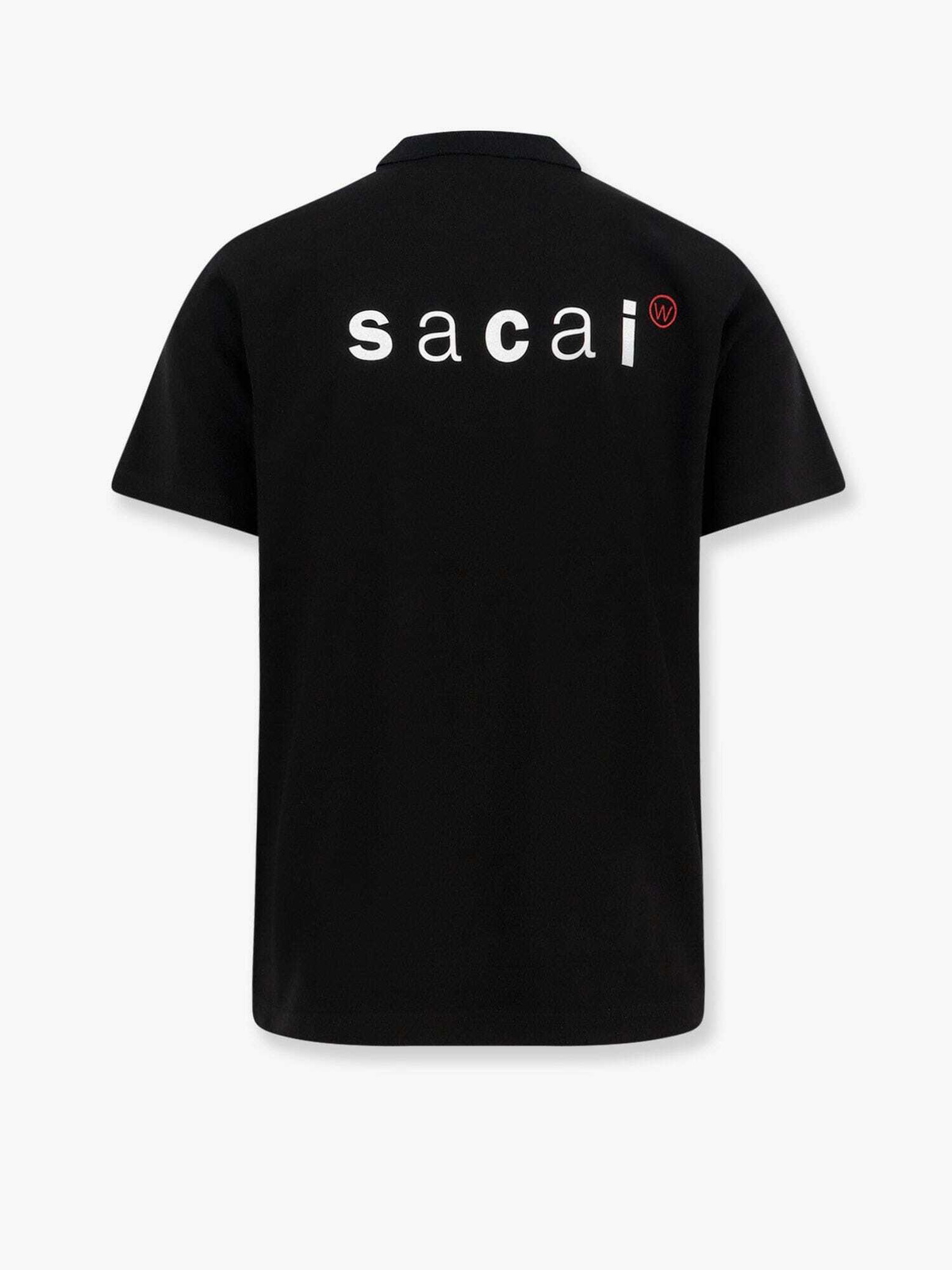 Tシャツ・カットソー SACAI Cotton t-shirt with logo on the back Bianco Sacai Cotton T-shirt With Logo On The Back Sacai