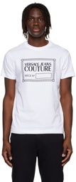 Versace Jeans Couture White Piece Number T-Shirt