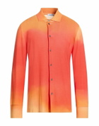 Ferragamo Mens Shirt in Tomato red