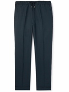 Paul Smith - Slim-Fit Pleated Linen Trousers - Blue