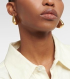 Bottega Veneta Fin Small 18kt gold-plated sterling silver earrings