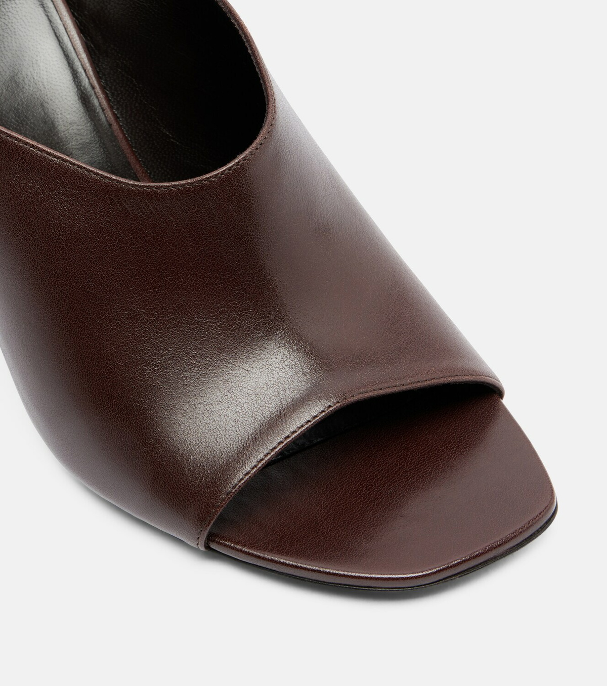 Versace Giulietta leather mules