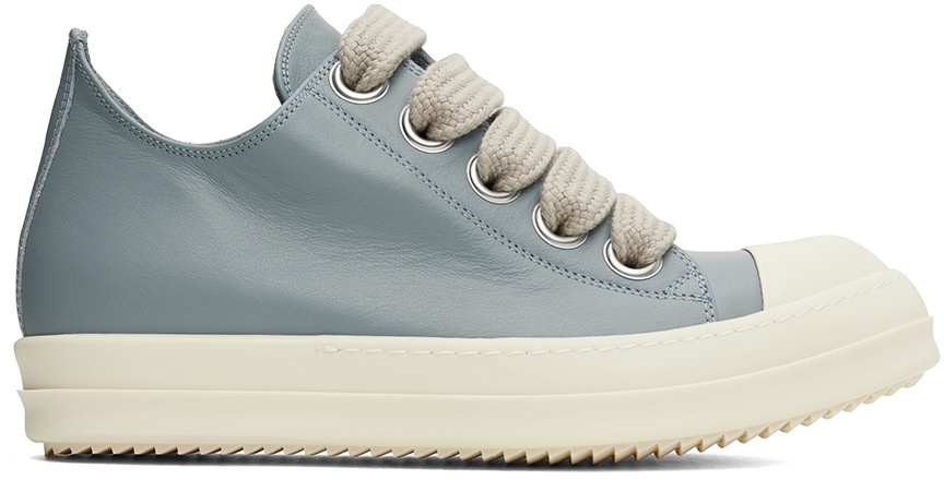 Rick Owens Blue Porterville Jumbolaced Low Sneaks Sneakers