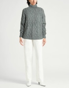 Peserico Womens Turtleneck in Grey