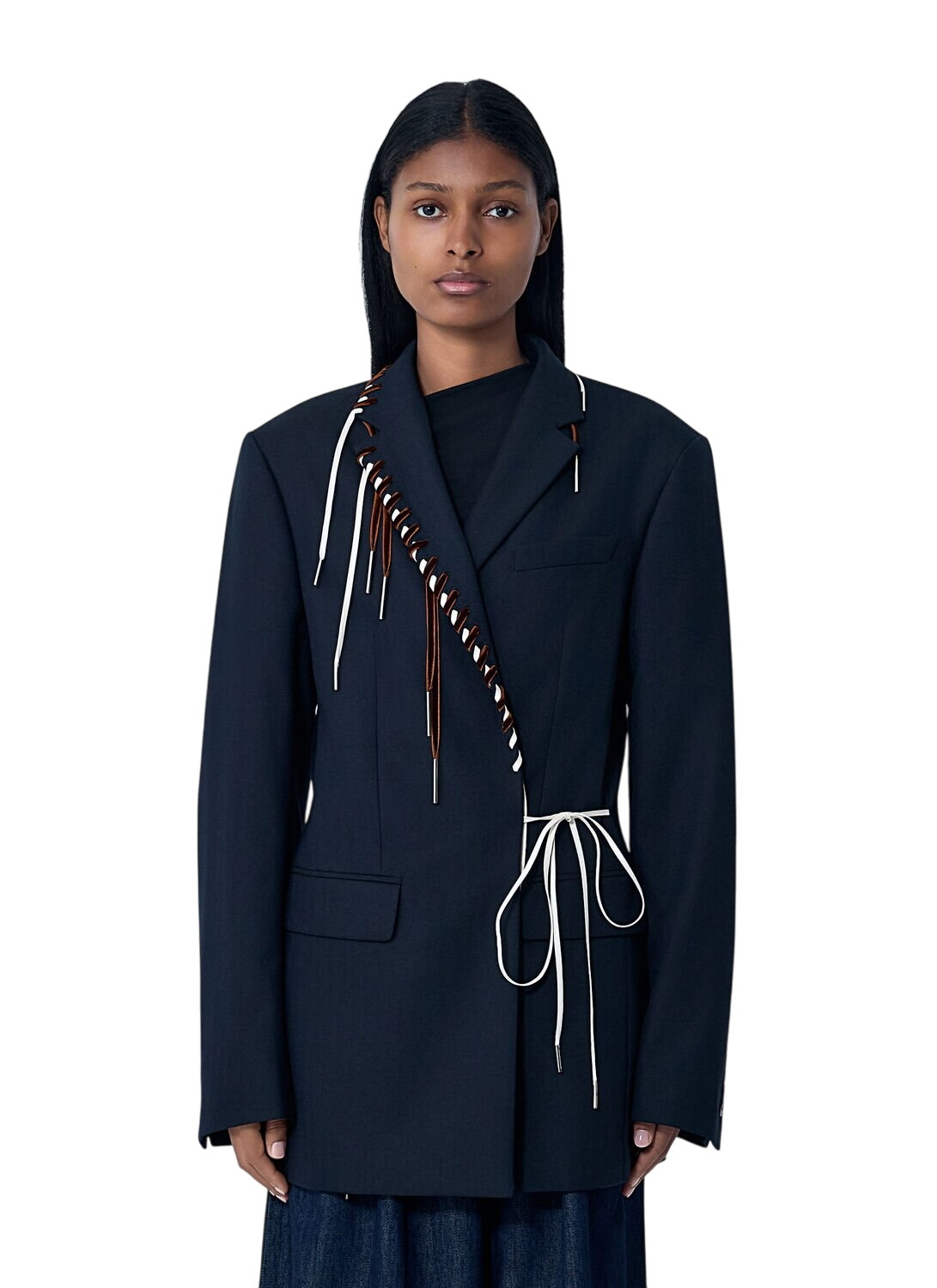 Dries Van Noten Black & Beige Reversible Jacket Dries Van Noten