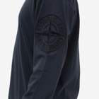 Stone Island Men's Long Sleeve Total Sleeve Logo T-Shirt in Navy