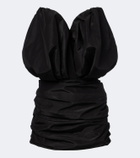 Magda Butrym Ruched silk bustier dress