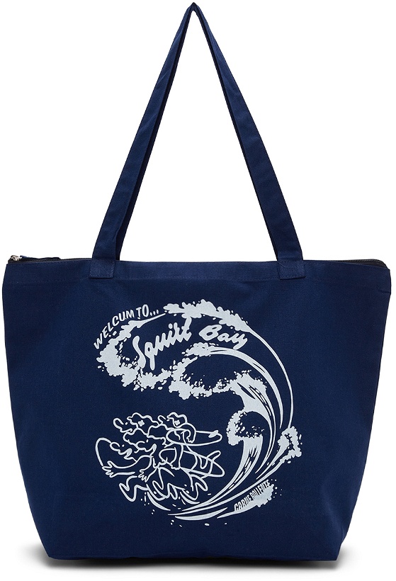 Photo: Carne Bollente Navy Squirt Bay Tote