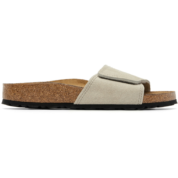 Photo: Birkenstock Taupe Narrow Sylt Sandals