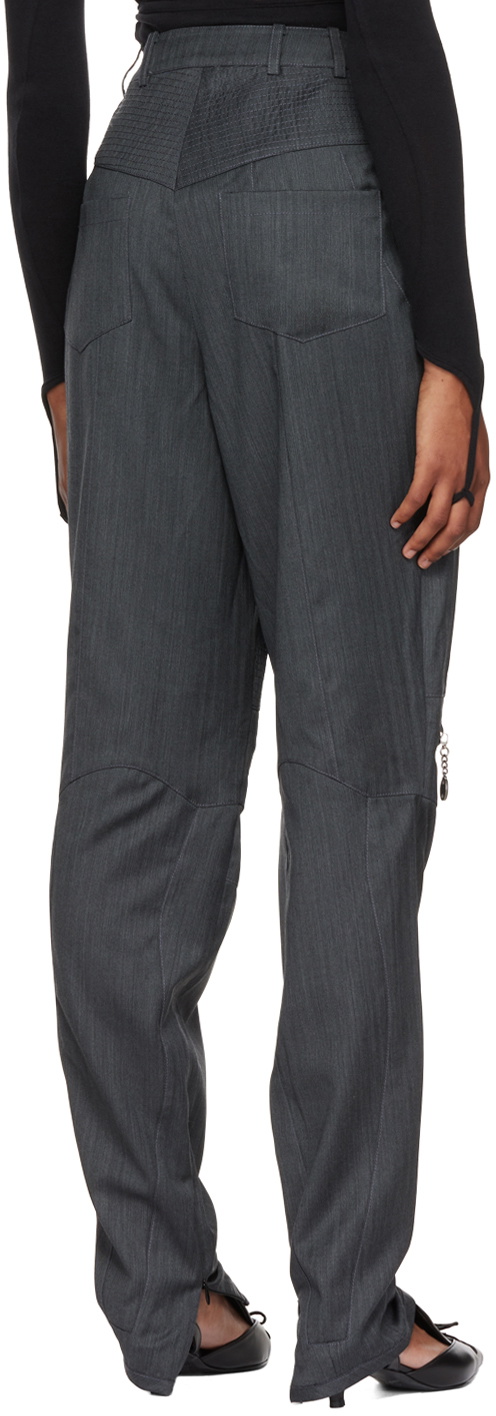 BONBOM Gray Lea Trousers