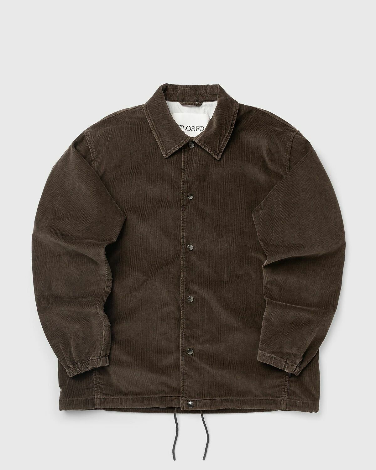 CLOSED COACH JACKET Brown Mens Overshirt