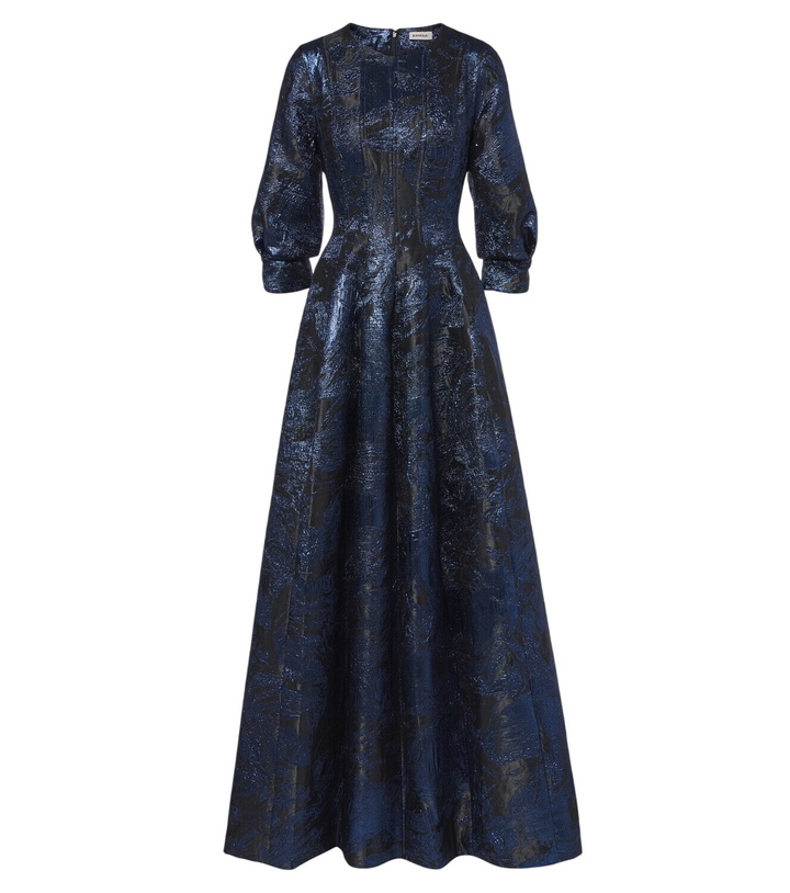 Photo: Simkhai Claravelle jacquard gown