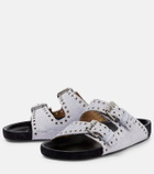 Isabel Marant - Lennyo embellished denim sandals